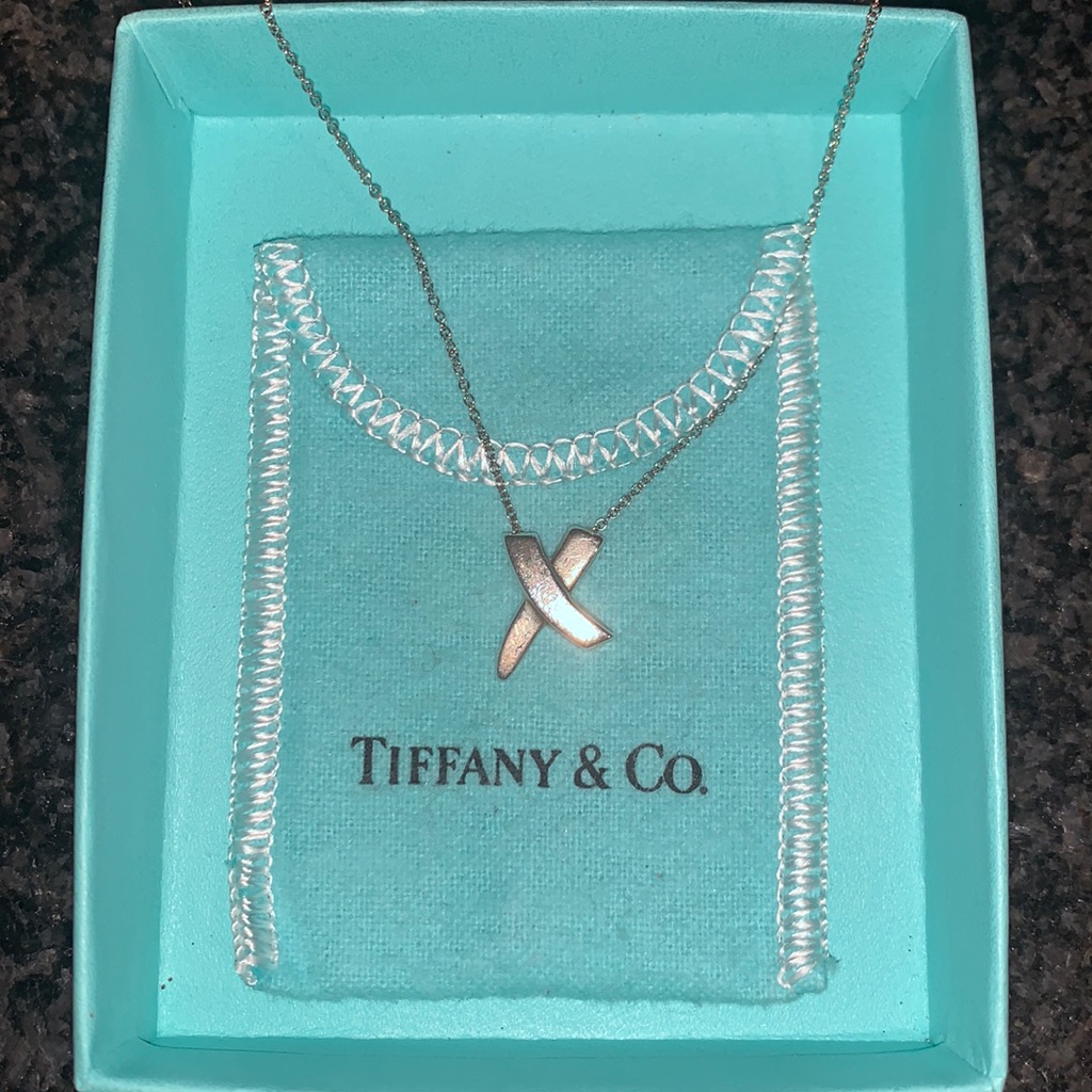 Tiffany Silver Paloma Necklace